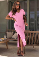 Šaty z dekoltem Your Own Life čokoládová