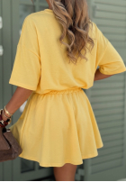 Tepláková súprava Tričko i krótkie spodenki Willy žltá