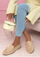 semiošové mokasyny Smile Of Light béžové