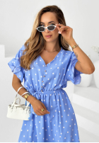 Wiązana Šaty w Bodky  Take A Chance modrá
