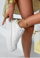 Tenisky Sunny Walks biało-zlaté