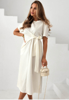 Šaty maxi z wiązaniem Stay With You ťavia