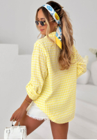 Košeľa w kratę Just Believe žltá