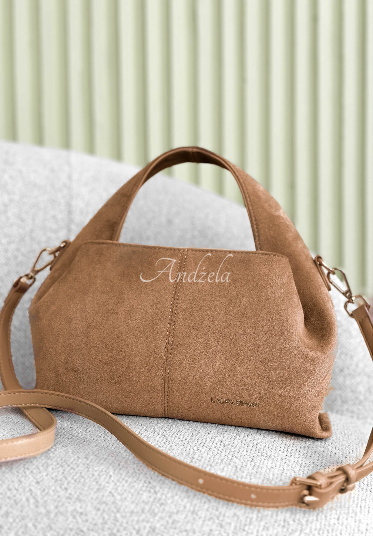 Semišová kabelka Annabelle ťavia