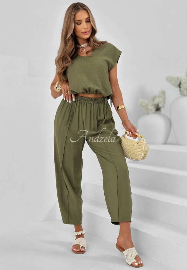Visk&oacute;zov&aacute; s&uacute;prava bl&uacute;zka a nohavice Sunrise Sun khaki