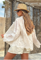 Haftowana Košeľa boho Sandy Kiss ecru