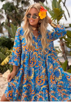 Wzorzysta Šaty Magnala Summer kobaltová