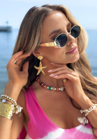 Náušnice z rozgwiazdą Ocean Star zlaté