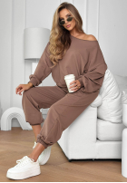 Tepláková súprava Easy Fit khaki