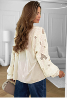 Haftowana Blúzka boho Beach Wish ecru
