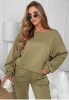 Tepláková súprava Easy Fit khaki