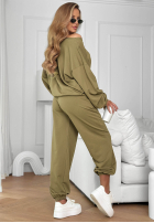 Tepláková súprava Easy Fit khaki