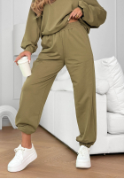 Tepláková súprava Easy Fit khaki