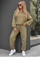 Tepláková súprava Easy Fit khaki