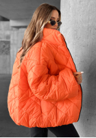 Krátka Prešívaná Bunda bomberka Fall Favorites oranžová
