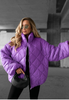 Krátka Prešívaná Bunda bomberka Fall Favorites oranžová