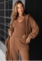 Súprava Mikina, Nohavice i body 3in1 All For Love čokoládový
