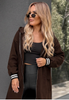 Długa Mikina oversize s kapucňou Cozy Hour čierna