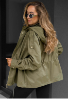 Lekka Bunda parka s kapucňou Street Glow béžová