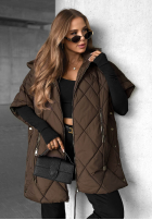 Prešívaná Vesta oversize Daily Comfort čierna