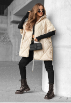 Prešívaná Vesta oversize Daily Comfort čierna