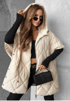 Prešívaná Vesta oversize Daily Comfort čierna