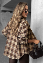 Košeľa w kratę Cozy Edit tmavomodrá