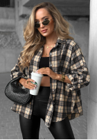 Košeľa w kratę Cozy Edit tmavomodrá