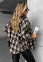 Košeľa w kratę Cozy Edit tmavomodrá
