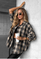 Košeľa w kratę Cozy Edit tmavomodrá