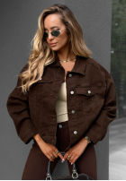 Bunda džínsová Follow Dreams čokoládová