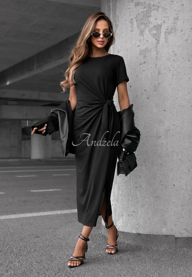 Bavlnen&eacute; &scaron;aty s viazan&iacute;m Lady Perfection čierna