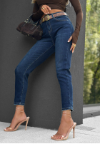 Nohavice džínosové skinny Strive For More tmavomodré