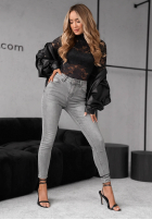 Nohavice džínosové skinny To Get Started jasnoszare