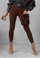 Legíny Push-Up Fit Females čokoládové