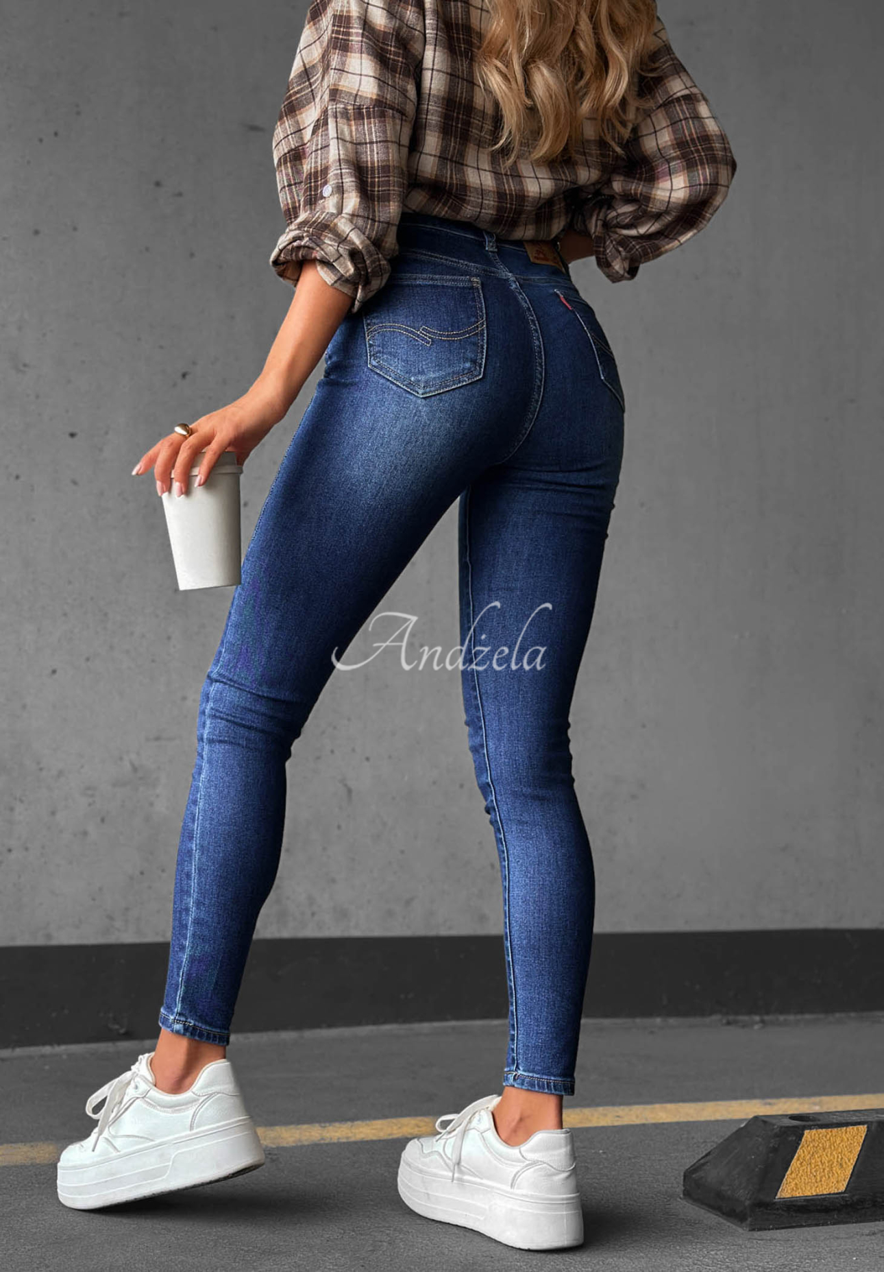 Skinny džínsy Denim Vibes tmavomodré