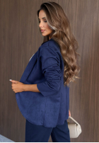 klasičen Sako bez zapięcia Flawless Style čierna