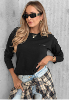 Bawełniana Blúzka z długim rękawem Simple Chic ecru