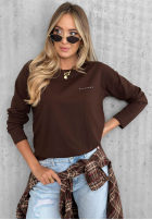 Bawełniana Blúzka z długim rękawem Simple Chic ecru