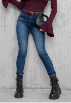 Nohavice džínosové skinny z paskiem For No Reason modré