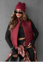 Prešívaná Vesta Autumn Touch bordová