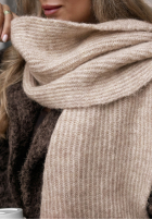 Čiapka z wełną merino Snowfall Charm béžová