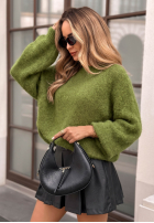 Moherowy Sveter Cloud Darling khaki
