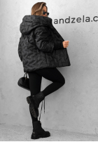 Prešívaná Bunda s kapucňou Autumn Edge čierna