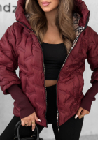 Prešívaná Bunda s kapucňou Autumn Edge čierna