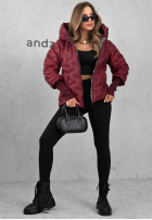 Prešívaná Bunda s kapucňou Autumn Edge čierna