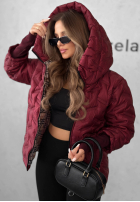 Prešívaná Bunda s kapucňou Autumn Edge čierna