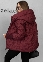 Prešívaná Bunda s kapucňou Autumn Edge čierna