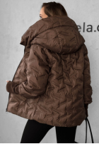 Prešívaná Bunda s kapucňou Autumn Edge čierna