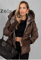 Prešívaná Bunda s kapucňou Autumn Edge čierna